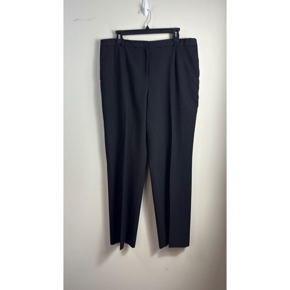 Pendleton Pants - Pendleton Dress Pants Black 100% Virgin Wool Lined Trousers Women 16P